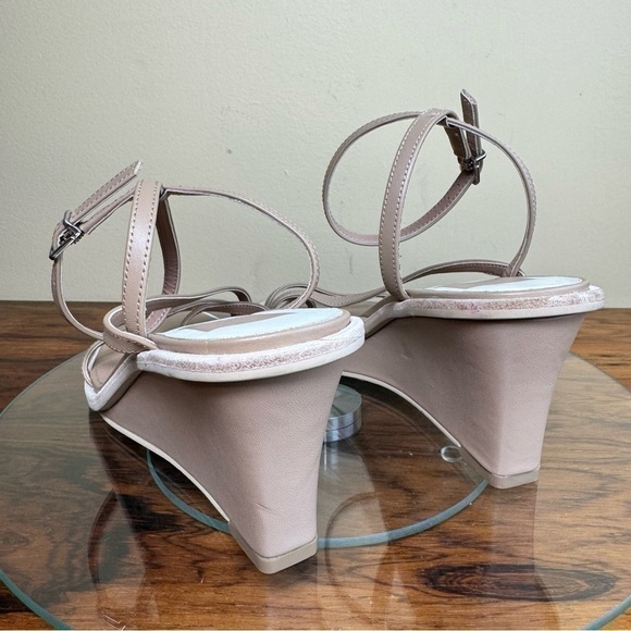 Dolce Vita Gemini Toe Loop Wedge Thong Dress Sandals - cafe leather - Picture 11 of 16